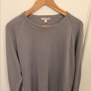 James Perse grey sweater size 2